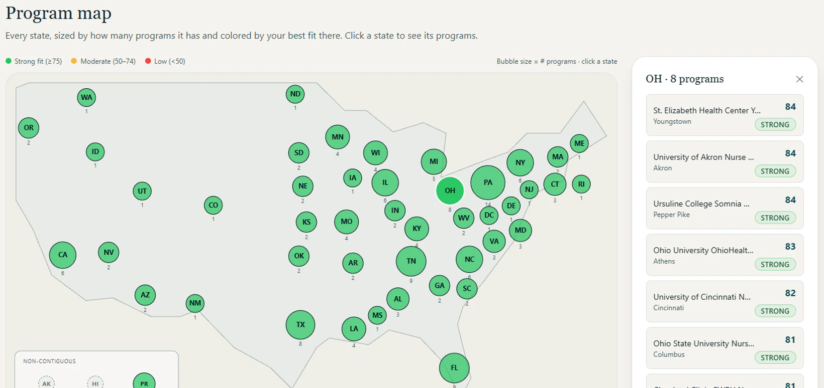 Program Map & Wiki — live screen